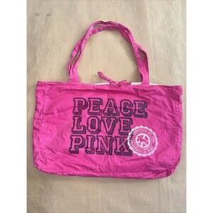 Y2k Victoria's Secret PINK Vintage Pink Beach Travel Tote Bag